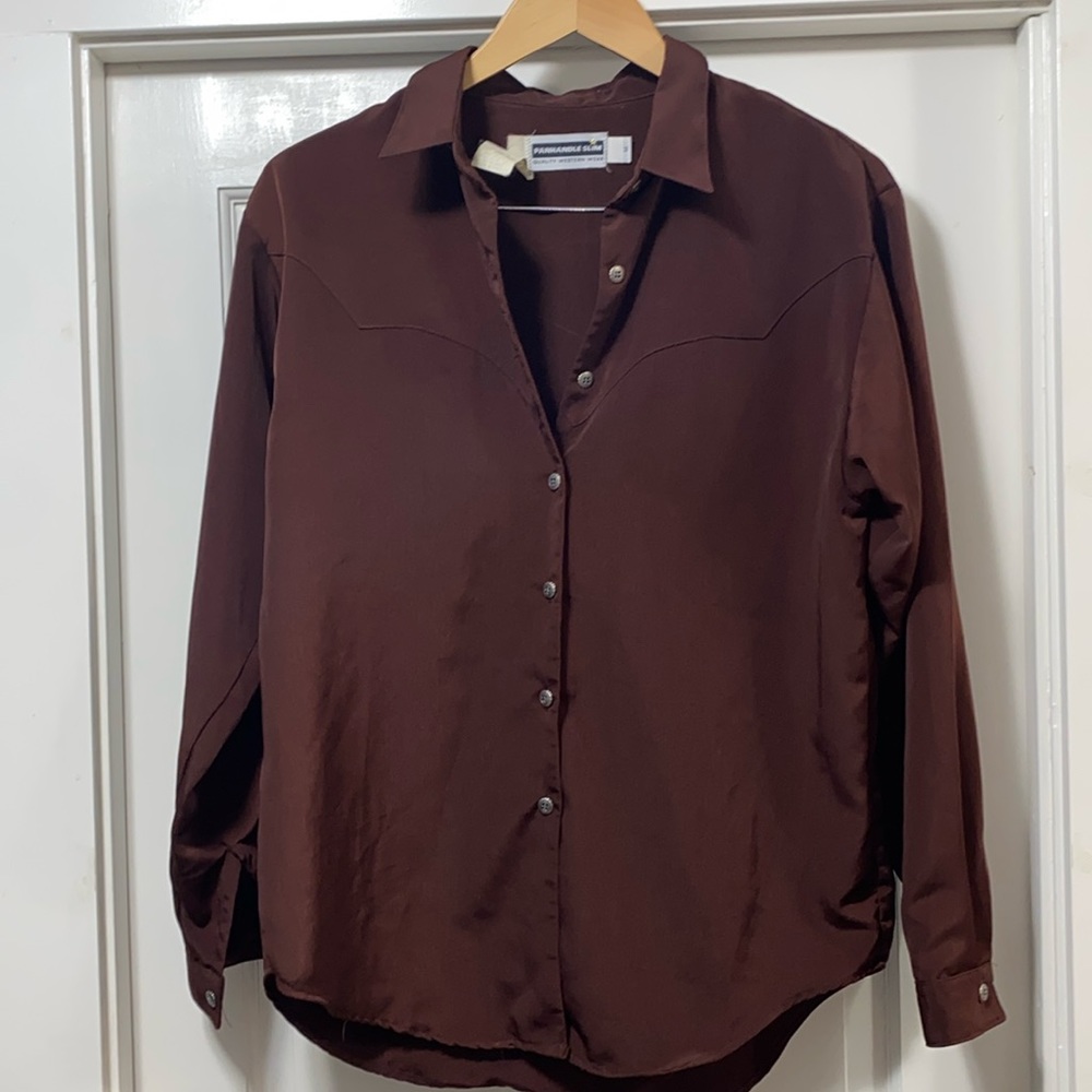 Vintage 90s western wear blouse